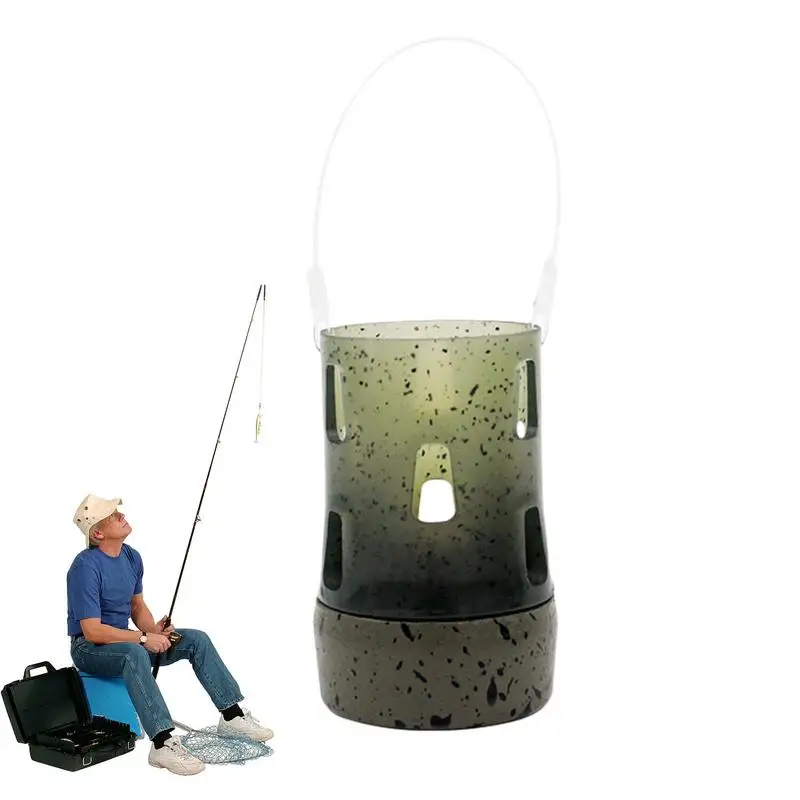 

Fish Bait Trap Fishing Bait Cage With Hollow Design Outdoor Fishing Accessories For Men Father And Boyfriends For Freshwater