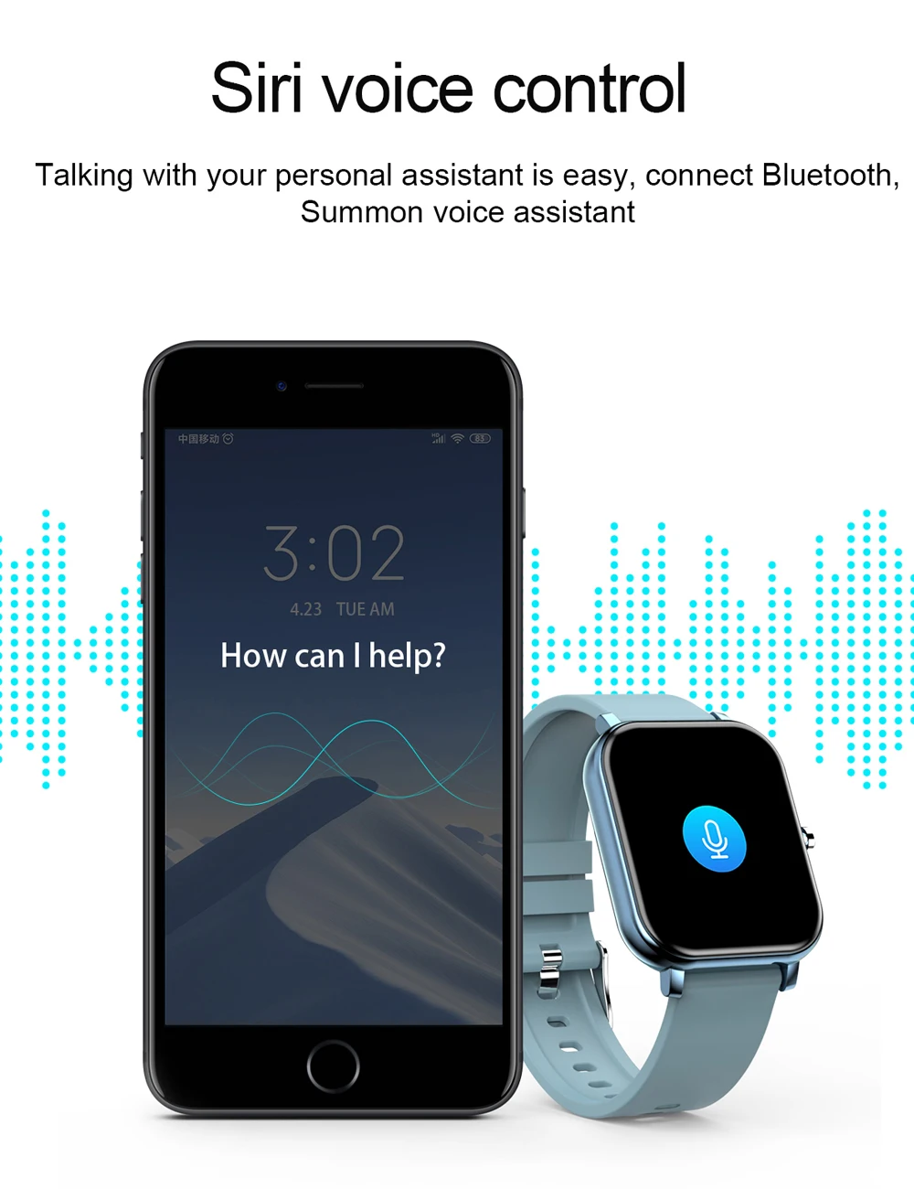

Y30 Smart Watch Heart Rate Blood Pressure Monitoring Bluetooth Call Music Fashion Sports Business Men's Watch for All SmartPhone