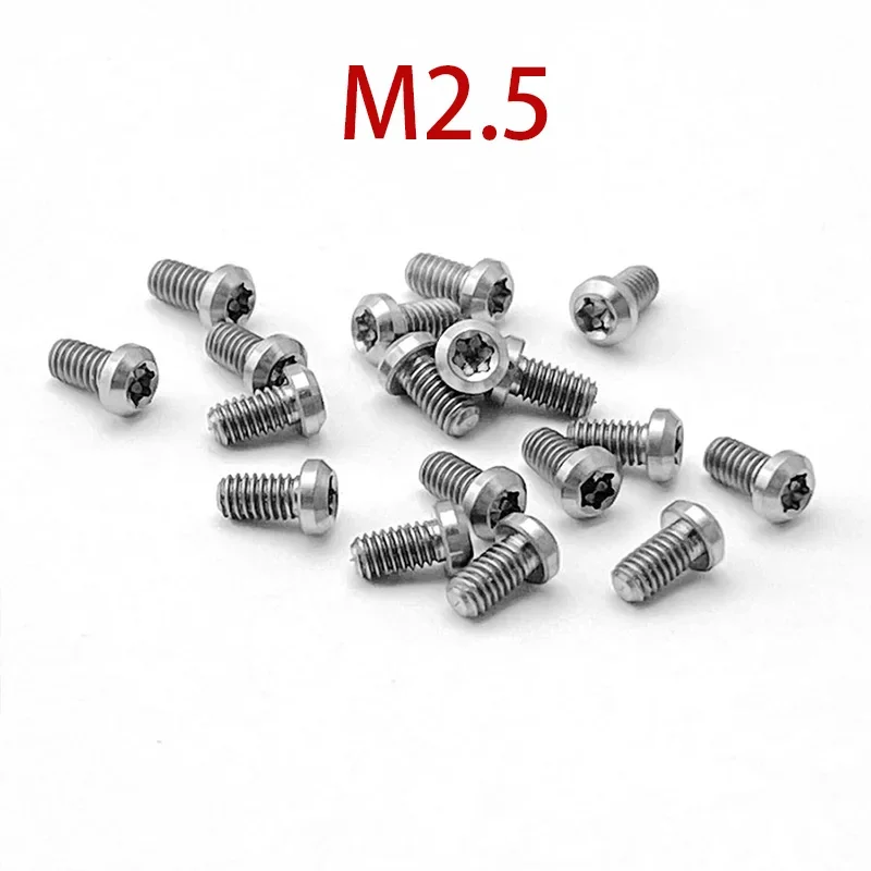 

4 шт. Винты Torx из титанового сплава TYSEEK M2.5/M3 для ножей