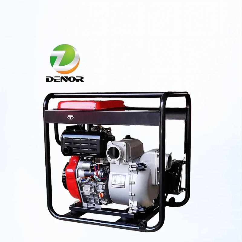 Бензиновый водяной насос для орошения Wp40 мощность 9 л.с. 4 дюйма