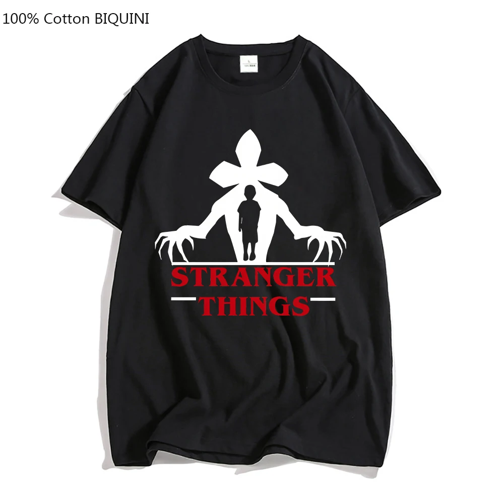 

Stranger Things T Shirt Men/Women Print Summer Fashion T-shirt Hip Hop Short Sleeve Tops Tee Clothes 100% Cotton Tshirt Oversize