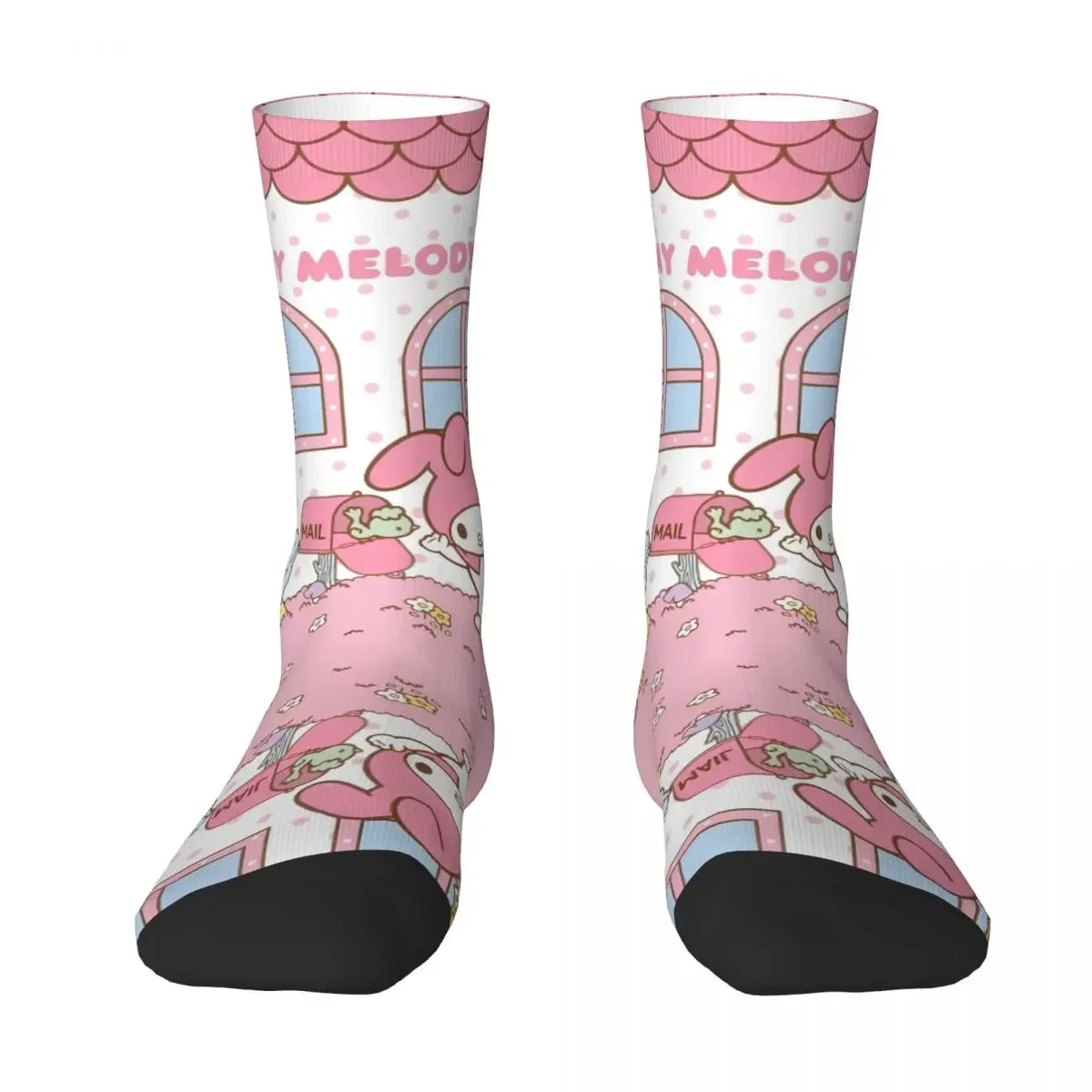 Осенне-зимние ретро носки унисекс Sanrio Kawaii My Melody аниме Нескользящие баскетбольные