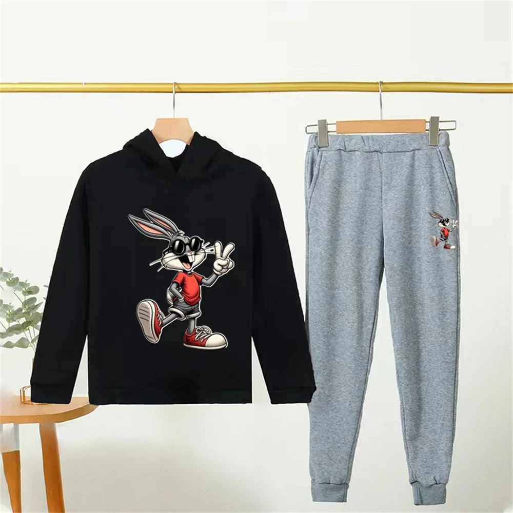 Хлопковая Толстовка С Капюшоном Для Мальчиков И Девочек Мультяшным Дизайном