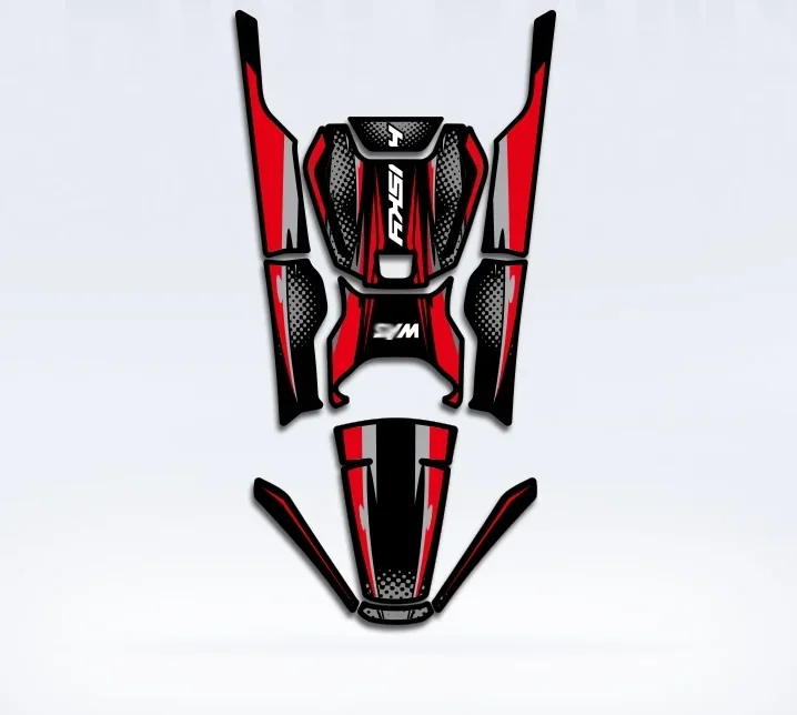 Для SYM HUSKY ADV150 мотоциклетная противоскользящая накладка на топливный бак боковая