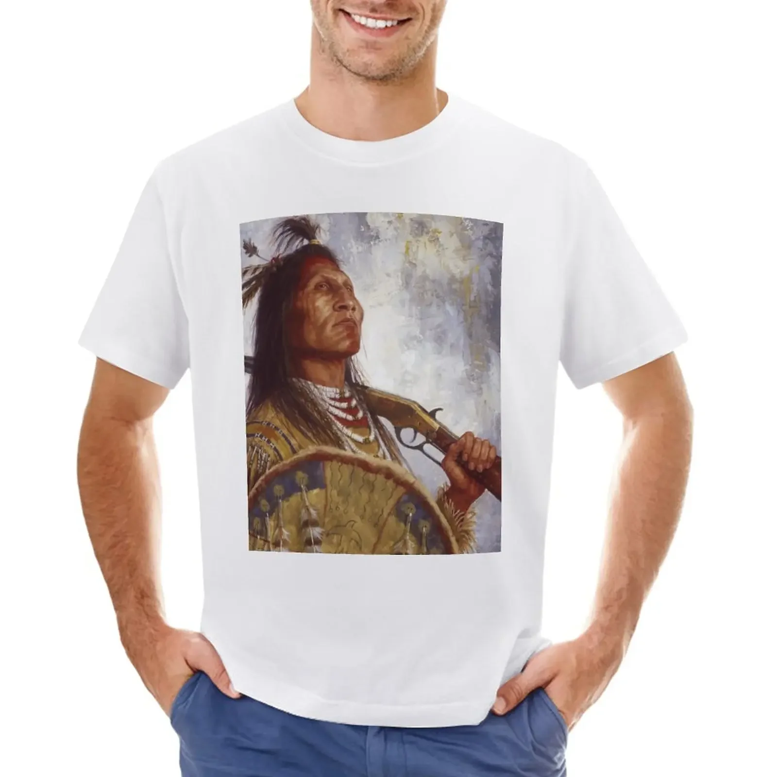 Футболка Warrior &amp his Winchester мужская с надписью Blackfoot