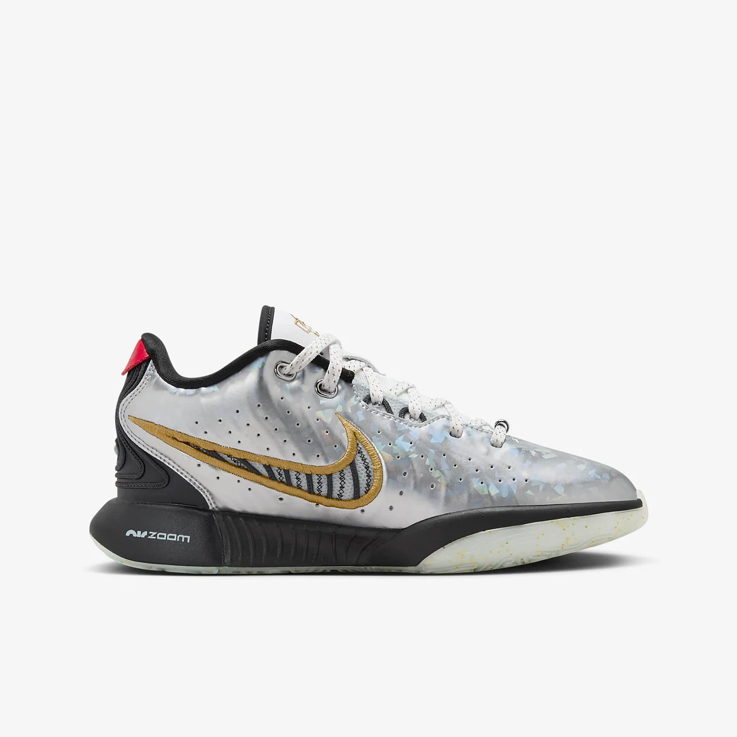 Фото Женские молодежные баскетбольные кроссовки Nike Authentic LeBron XXI SE GS FJ1530-001 №3