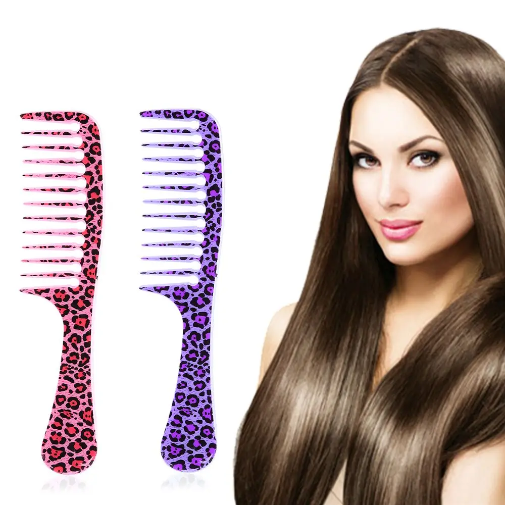 

New Anti-static Health Care Plastic Hairdressing Wide Tooth Comb Detangling Salon Styling Tool