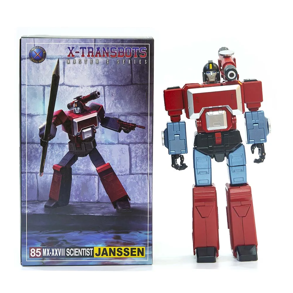 Новые игрушки-трансформеры X-transbot Женский значок научный сотрудник Janssen MX27