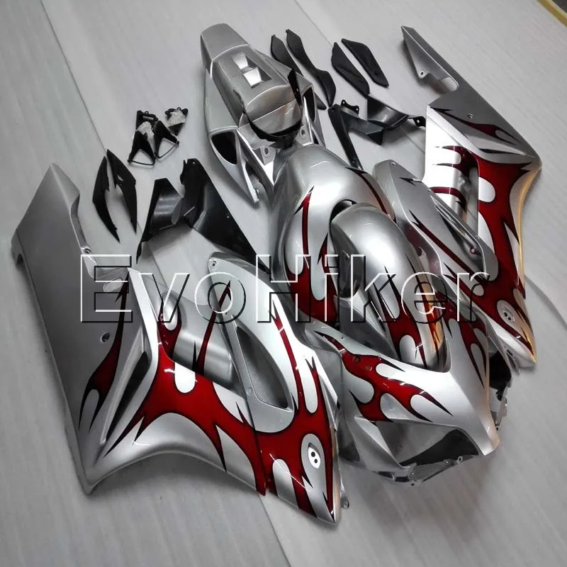 

injection Fairings kit for CBR1000RR 2004 2005 silver CBR1000 RR 04 05 ABS Plastic Bodywork Set Injection mold H2