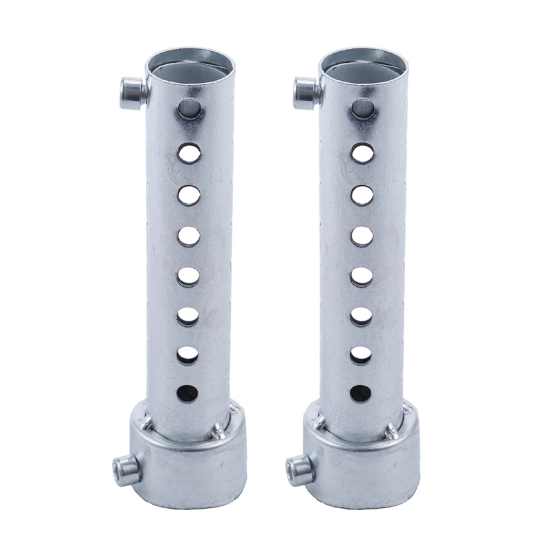 

2X Silver Motorcycle Exhaust Can Muffler Insert Baffle DB Killer Silencer 35Mm X 140Mm