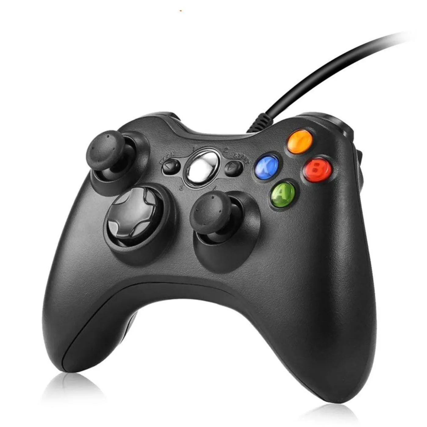 

Геймпад А+ Джойстик проводной для Xbox 360 и PC, черный