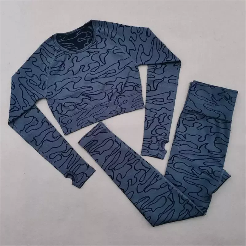 

Curved Jacquard Back Hollow Cationic Seamless Long Sleeve Fitness Long Sleeve Yoga Suit Fitness Sports Wear