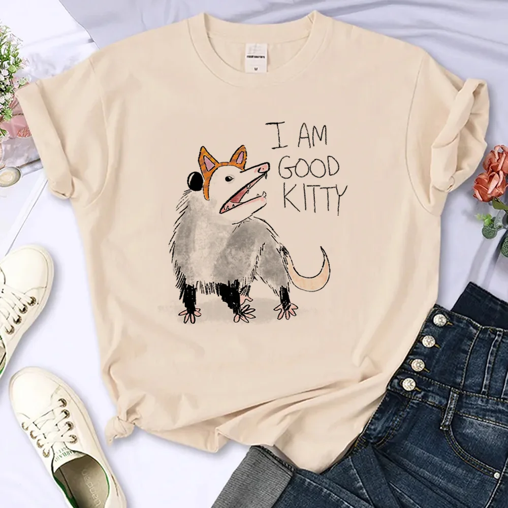 

I AM GOOD KITTY t-shirts women graphic Tee female anime harajuku streetwear clothing
