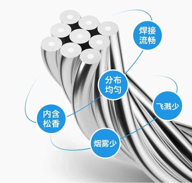 0 8 мм бессвинцовая паяльная проволока 3 в 1 комплект 50 г канифольная экологически
