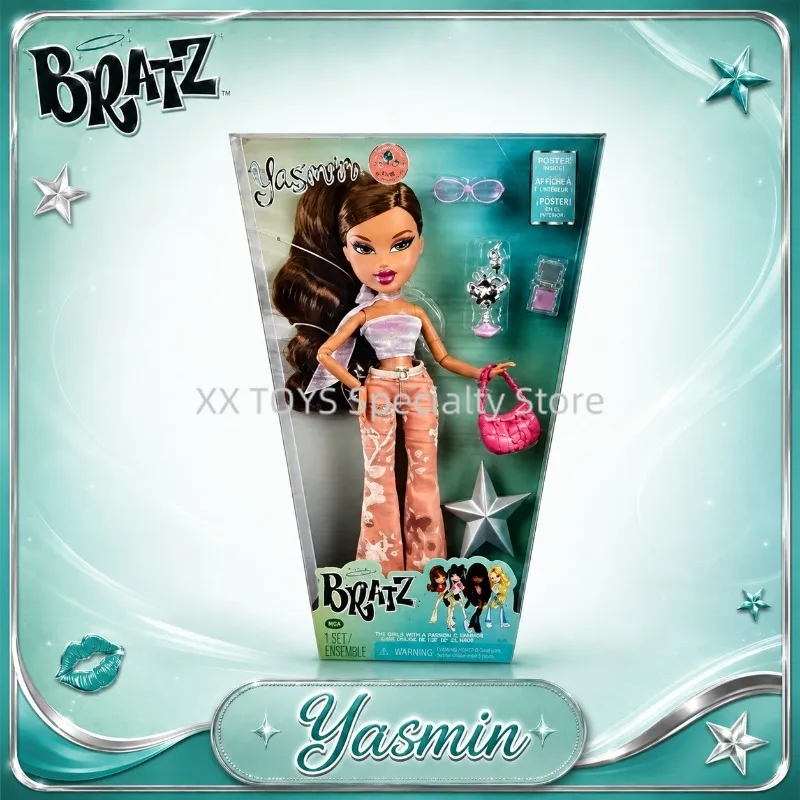 Фото Оригинальные куклы Bratz к 25-летию (2001), переосмысленные: Кло, Джейд, Саша, Язмин. Аксессуары, коллекционные модные платья, подарок для девочек, игрушка. №2