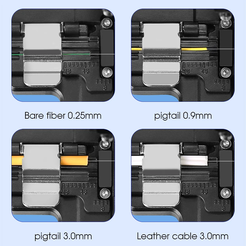 COMPTYCO FTTH High-precision AUA-X6 for Cold Joint/Hot Melt Optical Fiber Cleaver Machine with 24 Surface Blade Cutting Tool