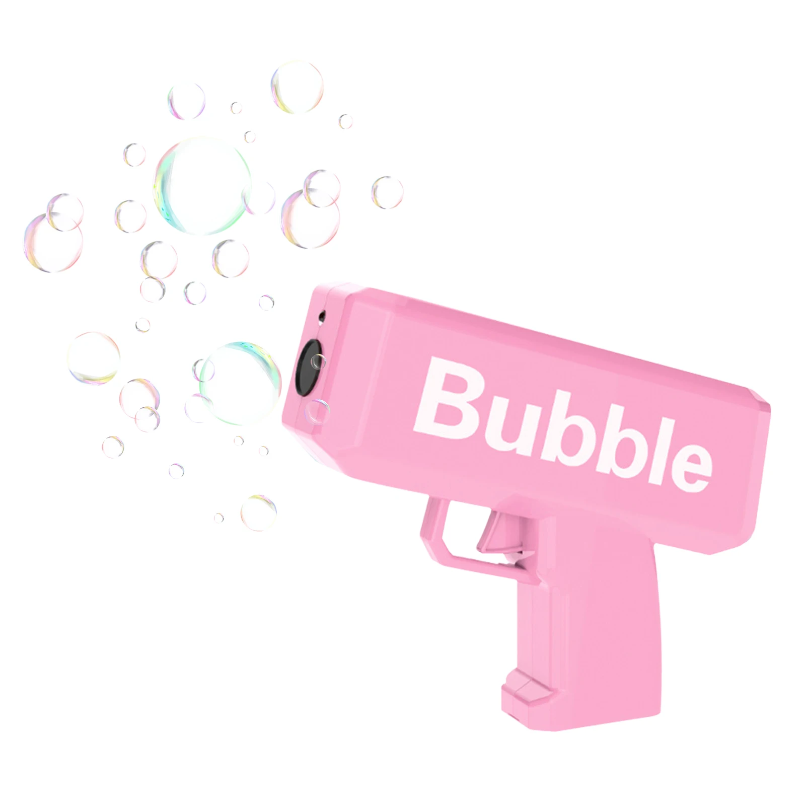 

Handheld Bubble Machine Gatlin Bubble Maker Portable Bubble Blower Bubble Solution Outdoor Bubble Toys For Boys Girls Parties