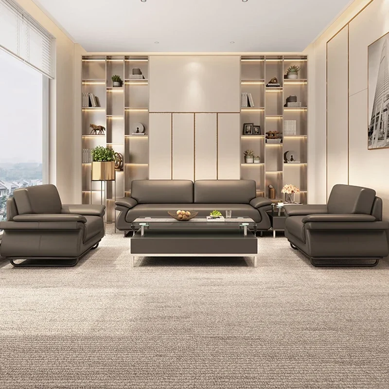 Современный простой офисный диван для встреч кресло с откидывающейся спинкой