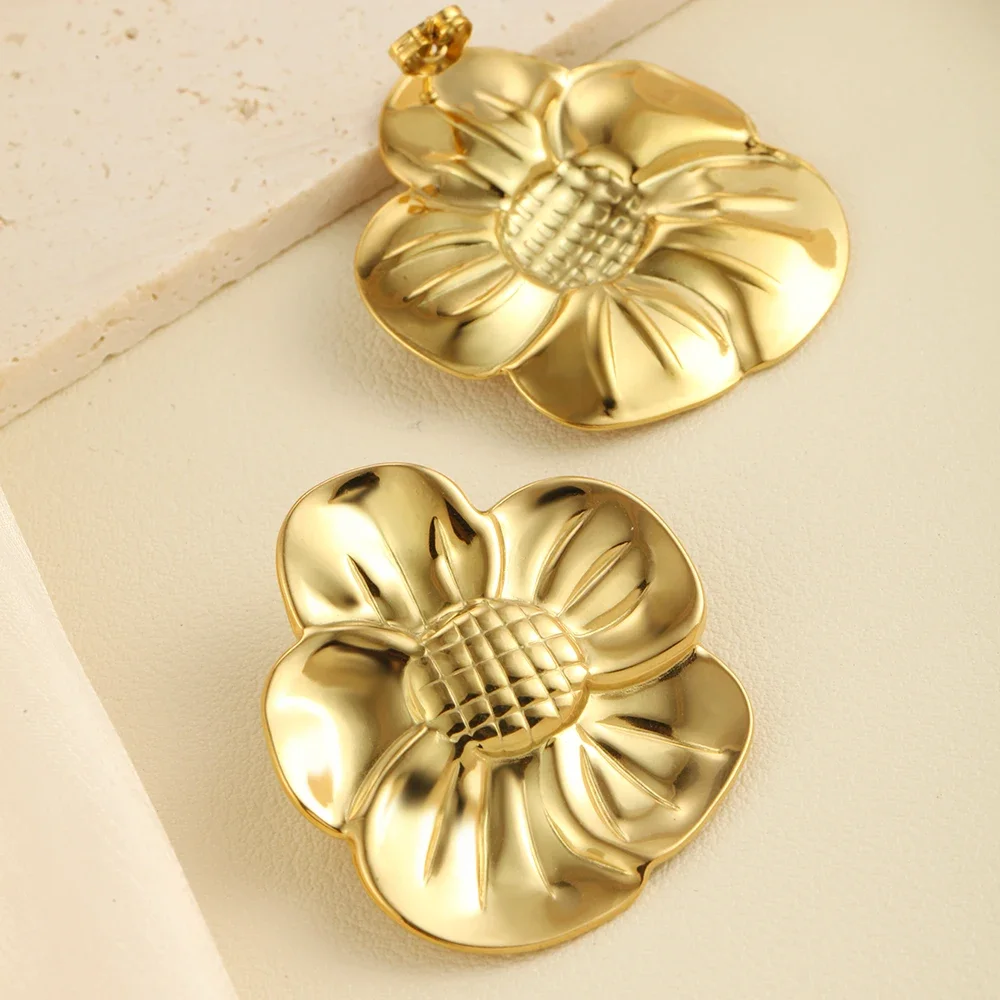 2024 новые серьги роскошные дизайнерские милые серьги-гвоздики в форме цветка