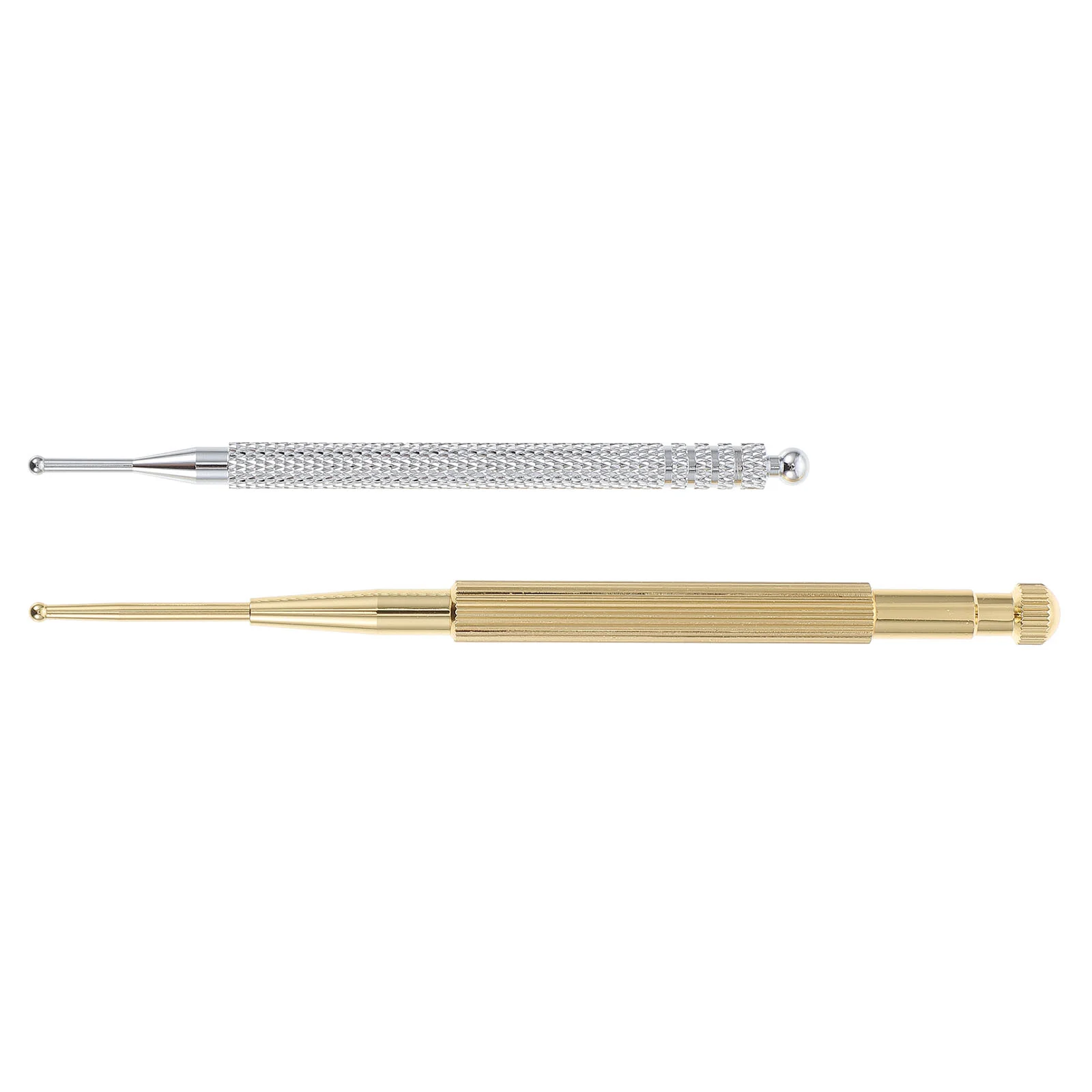 

2PCS Ear Acupuncture Point Probe Stainless Steel Acupressure Pen Ear Needle
