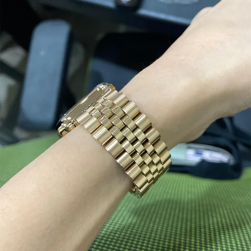 Steel Strap For Apple Watch 8 ultra Band 6 SE 5 4 3 40mm 44mm metal 38mm 42mm Replacement Bracelet iWatch 7 6 5 45mm 41mm bands