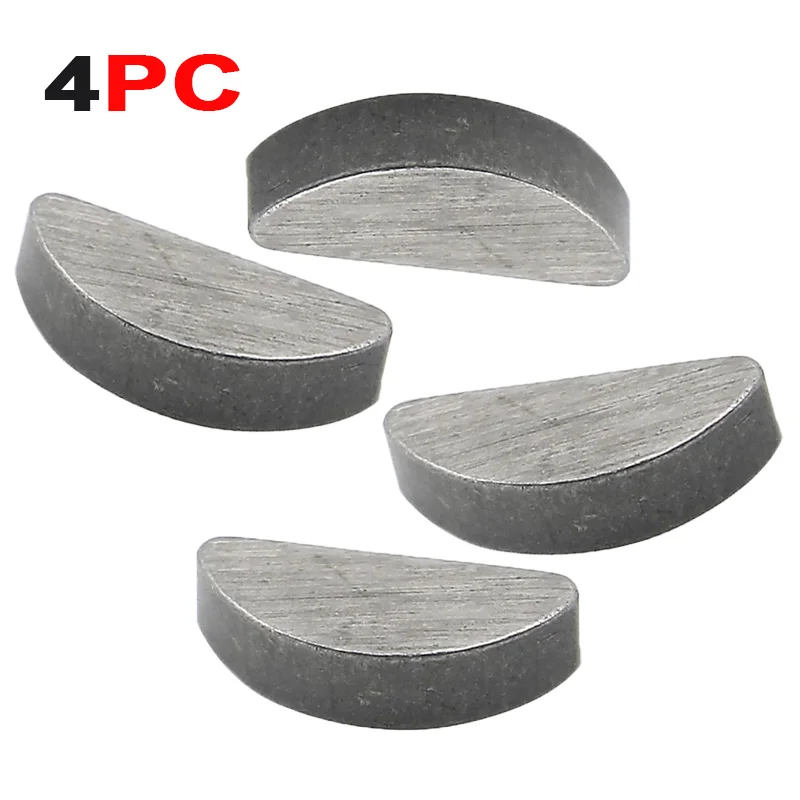

4x Metal Metric Woodruff Key For Yamaha YZ80 DT100 GT80 YZ100 DT125 MX100 QT50 Flywheel Clutch Crankshaft Parts