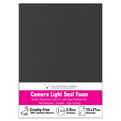 

Light Seal Foam 2mm Self-Adhesive Film Camera Repair Sheet 21cmx15cm