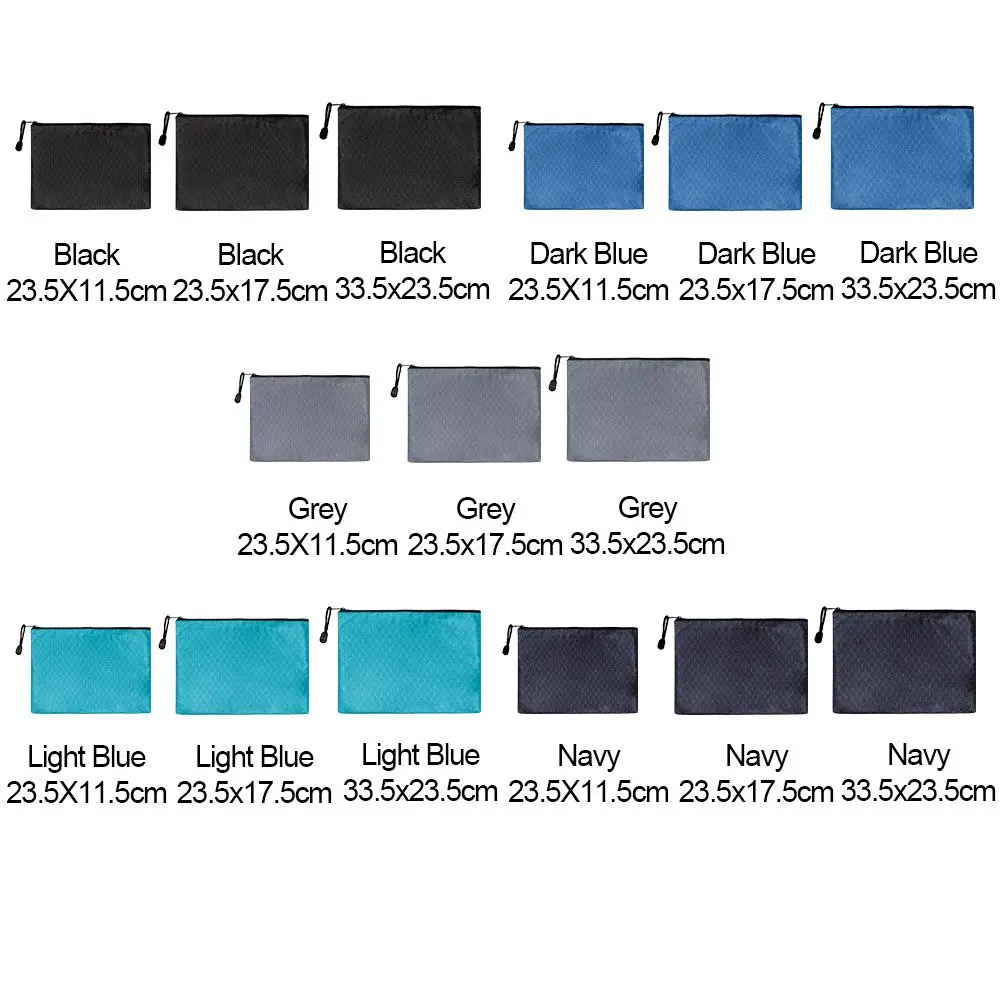 Сумка для документов A4 A5 B6 водонепроницаемая сумка из ткани Оксфорд на молнии