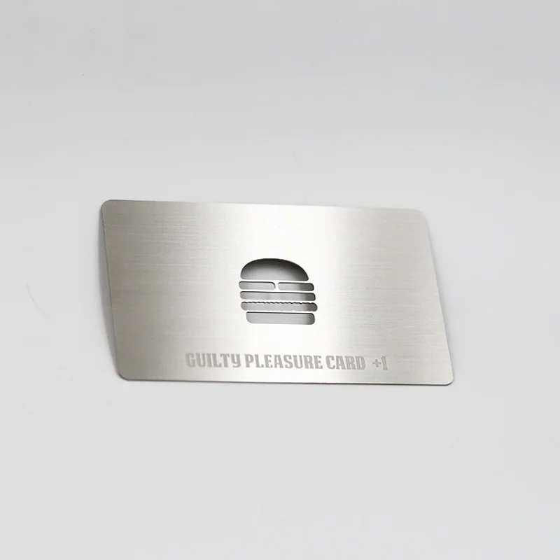 

Cheap customized CR80 Stainless Steel Metal Business Card