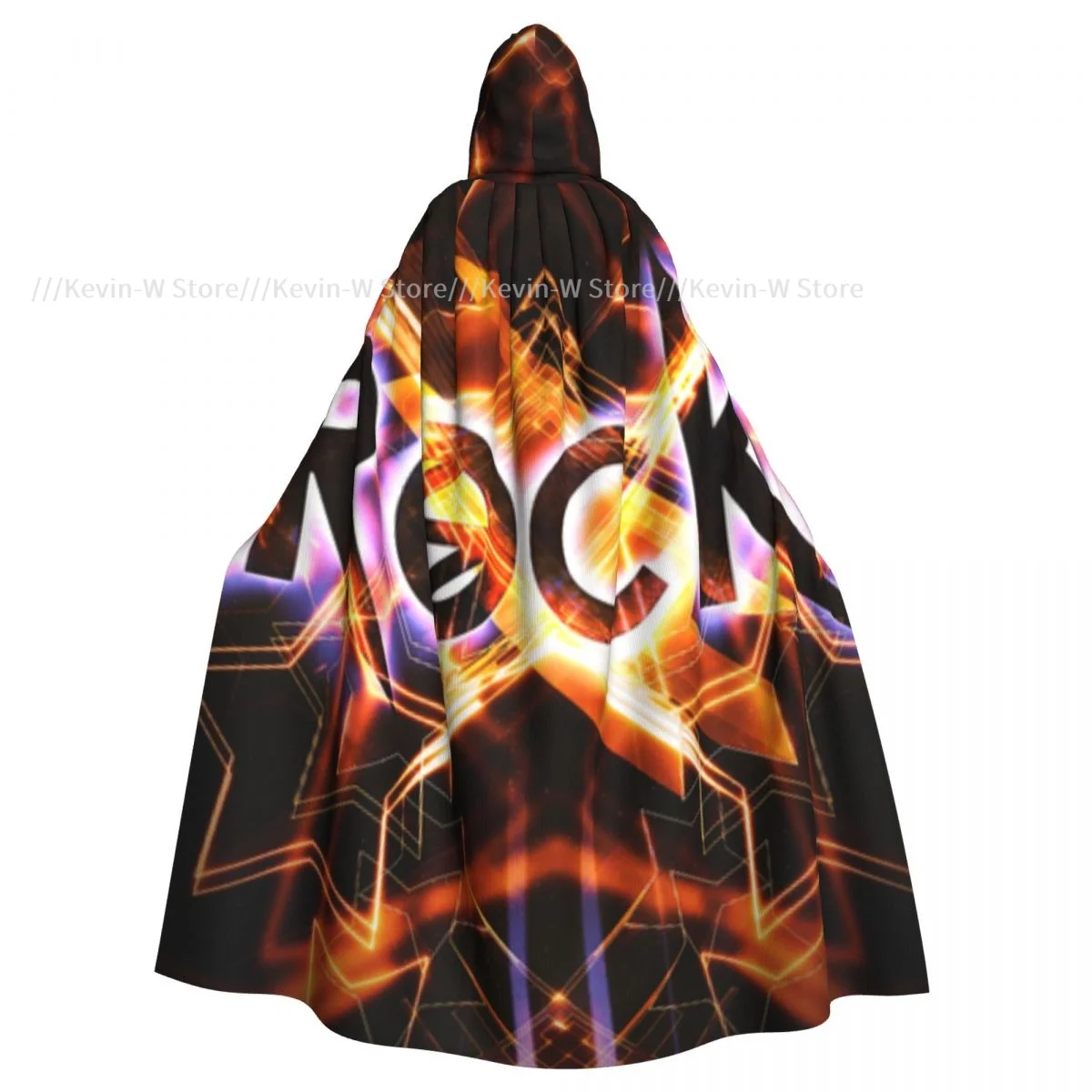 Длинная накидка плащ Постер рок с капюшоном пальто осенние толстовки