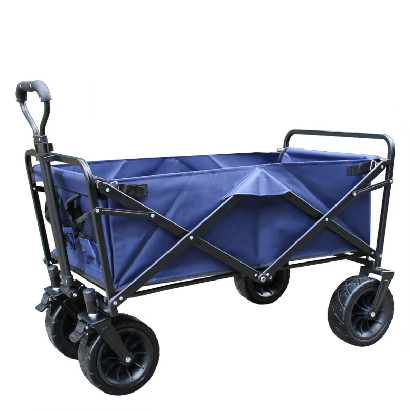 

Collapsible Folding Utility Cart Outdoor Garden Wagon Beach Cart Camping Shopping Sports Portable Wagon picnic
