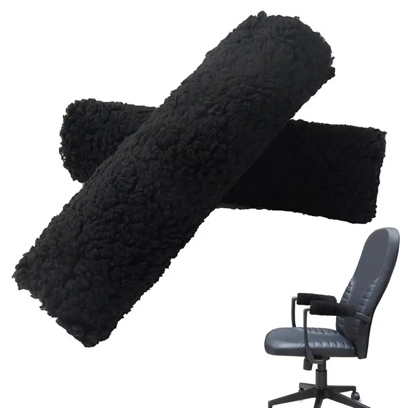 

Sheepskin Memory Foam Chair Armrest Pads Elbow Pillows Cushion Pad Universal Cushion Covers Elbow Relief Pads For Armrest