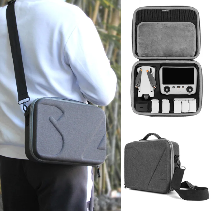 

Водонепроницаемая сумка Mini 3 Pro для DJI RC Remote Travel Bag, дорожный ранец на плечо, чехол для переноски, аксессуары для дрона