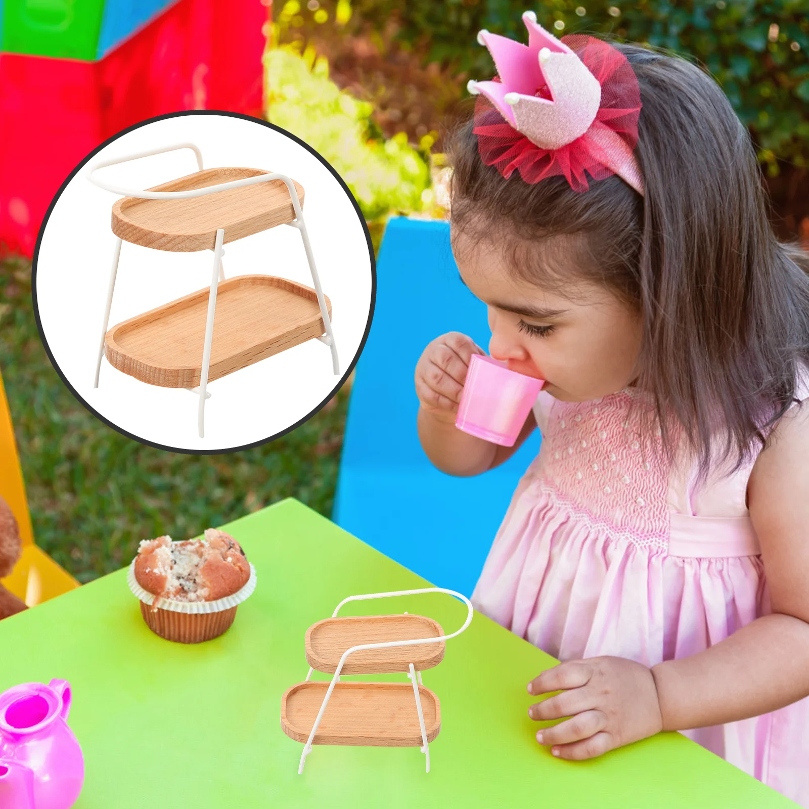 

Storage Shelves Miniature Furniture And Accessories House Stands Metal Tiny Decorations