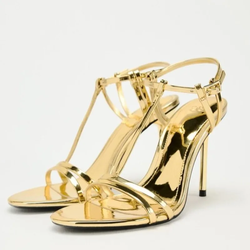 Новинка модное платье женские босоножки для банкетов лето 2024 дизайнерские