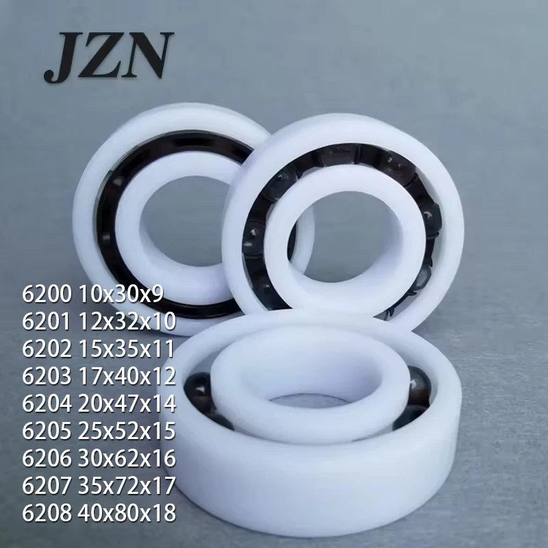 

POM пластиковые подшипники JZN 6200 6201 6202 6203 6204 6205 6206 6207 6208 2/5/10/20 шт