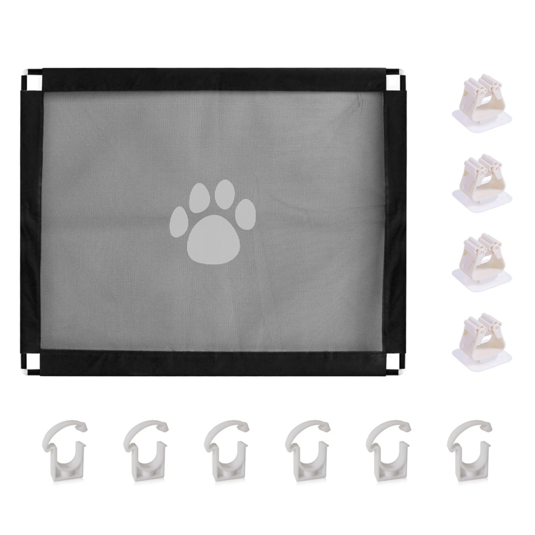 

ATUBAN Pet Screen Door large size Inches Sliding Doggy Door for Screen Door Lockable Cat Door Screen Door, Automatic Closing