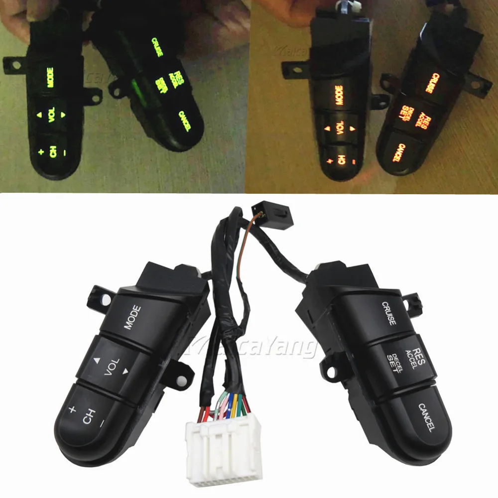 

36770-SNA-A12 36770SNAA12 Multifunction Steering Wheel Audio Control Switch Button For Honda Civic 06-11 With Orange /Green Lamp