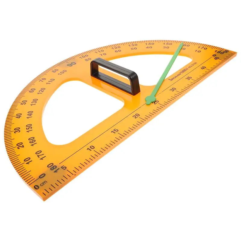 

Magnetic Plastic Measurement Tool Angle Protractor School Teaching Tool Math Protractor Measuring Accessory School Supply