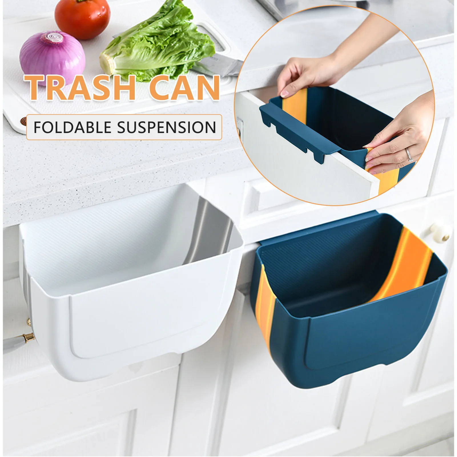 

Настенный подвесной мусорный ящик для кухни s дверь шкафа кухонный мусорный ящик складные мусорные баки счетчик мусорных баков мусорное ве...