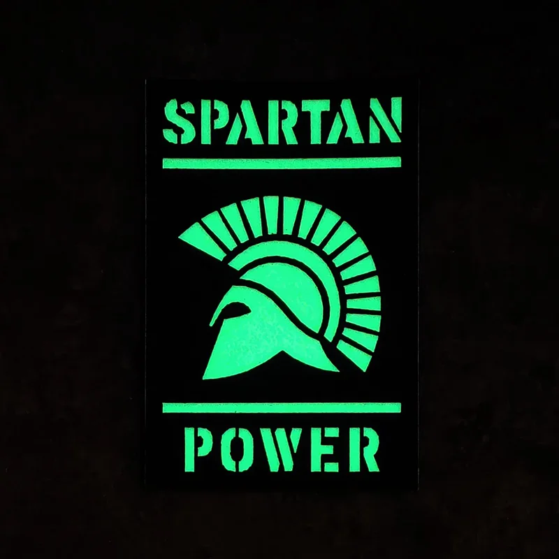 Спартанские мощные нейлоновые светящиеся ИК-патчи военные Светоотражающие