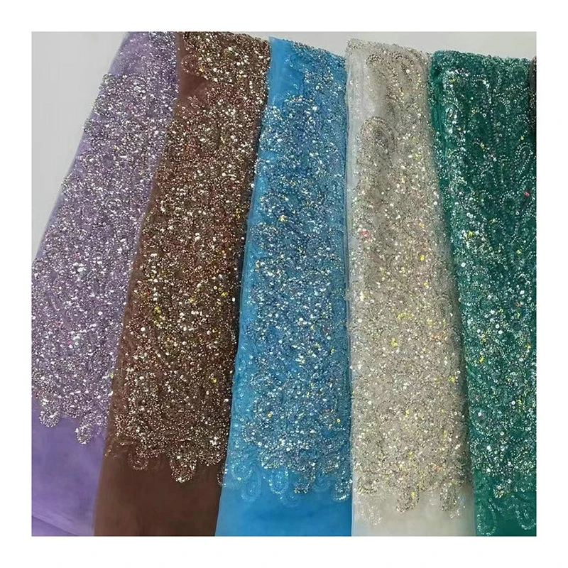 

Свадебные платья для женщин 2023 нигерийская вышивка 3D цветы французская фотосессия 5 ярдов