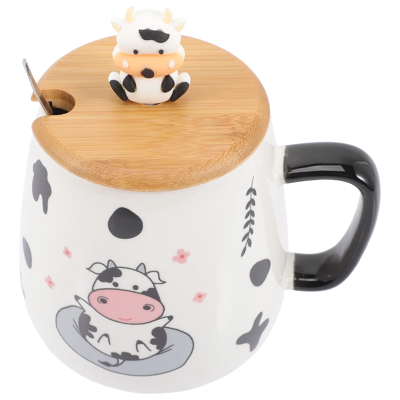 

Kawaii Cow Mugs Ceramic Tea Mug Kids Coffee Cups Ceramic Coffee Mug Lid Ceramic Coffee Mugs Ceramics Novelty Morning Cup