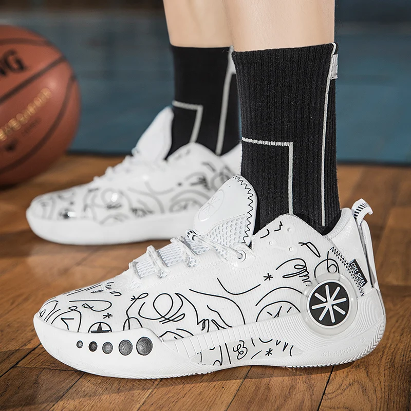 New Professional Blue Basketball Sneakers Men Women Designer Basket Sports Shoes Men Non-slip Bounce Athletic Sneakers Male