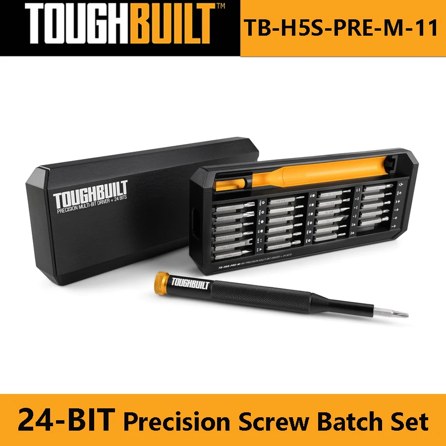 TOUGHBUILT TB-H5S-PRE-M-11 24-битная прецизионная многобитная отвертка + чехол