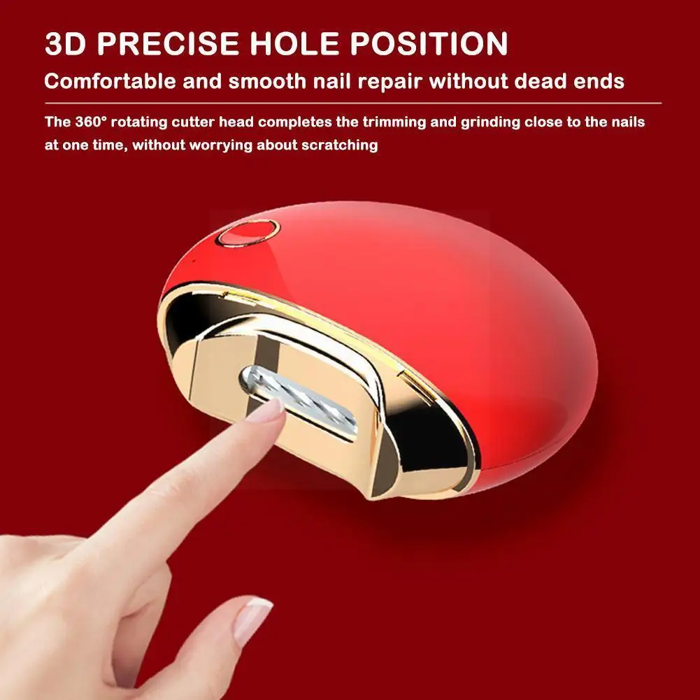 

Electric Nail Adult Children Automatic Nail Scissors Tool Art Anti-Splatter Nail Manicure Machine B L6Q2
