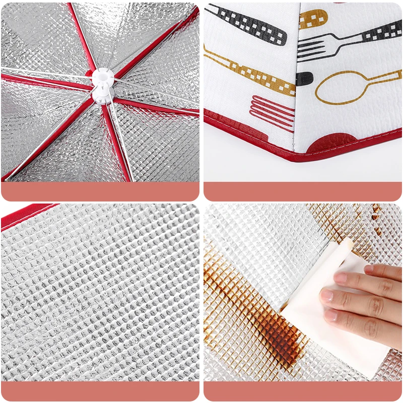 heat preservation for kitchen gadgets folding funnel vegetable cover kitchen tools accessories winter thermomix accesories table free global shipping