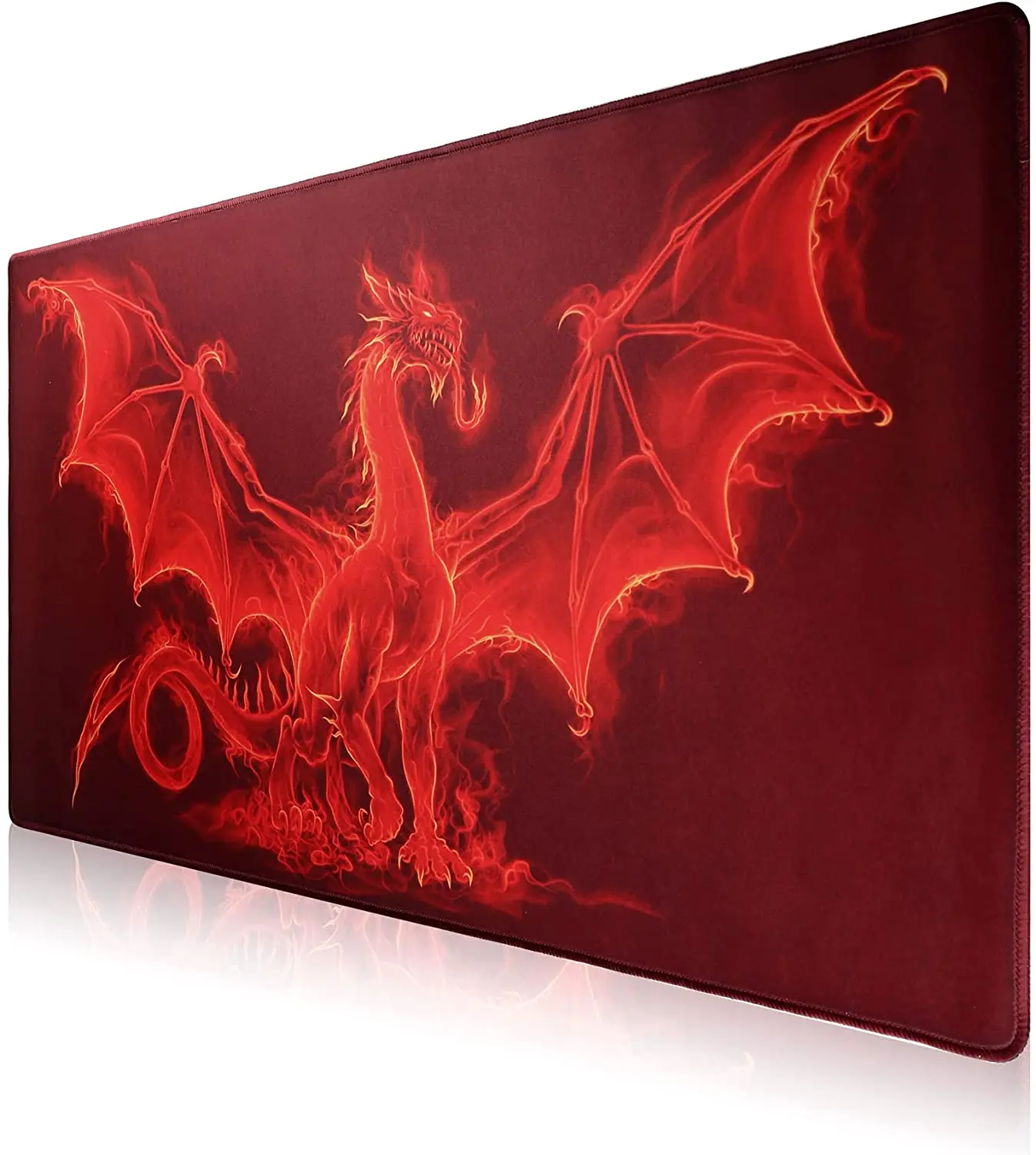 

Jahosin Large Gaming Mouse Pad with Stitched Edges,[27.5x11.8In] Extended Mouse Pad with Non-Slip Natural Rubber Base for Gamer/