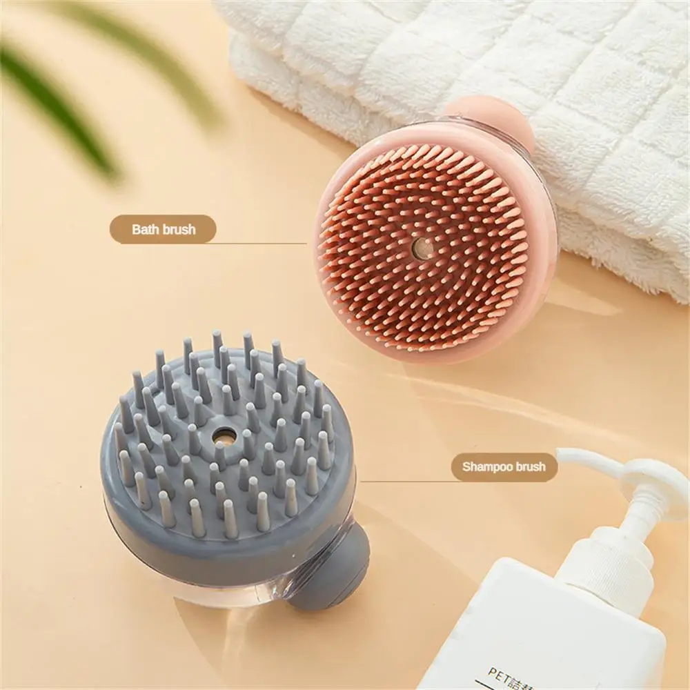 

Portable Shampoo Brush Handheld Round Soft Scalp Massage Brush Bath Massage Brush Hair Shower Brush Comb Hair Care Tool Beauty