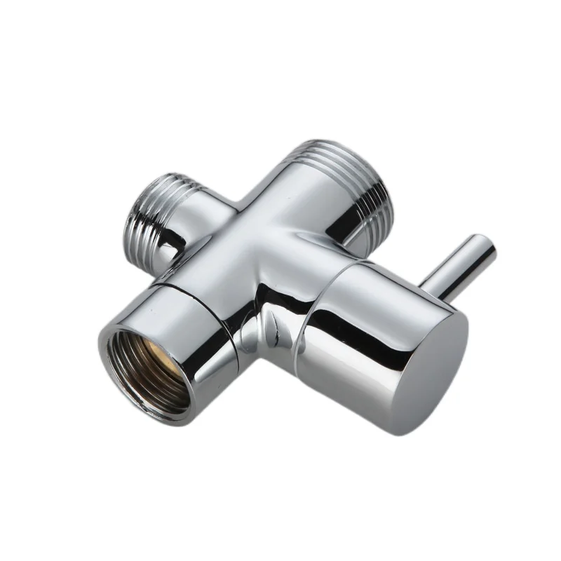 

New Arrival Shower Valve 3 Way Brass 3-way Diverter Valve for Handheld Shower Head or Bath Tap Switch Outlet T Valve T Adapter